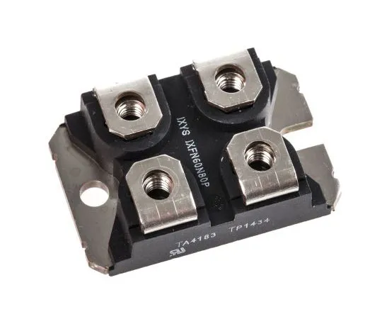 63-7352-35　IXFN60N80P N-Channel MOSFET, 53 A, 800 V HiperFET, Polar, 4-Pin SOT-227B IXYS　IXFN60N80P