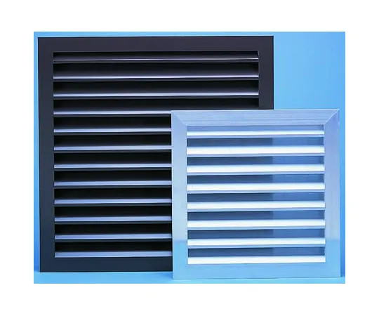 63-6646-22　Brown Aluminium Louvre, 501 x 501mm　432-794