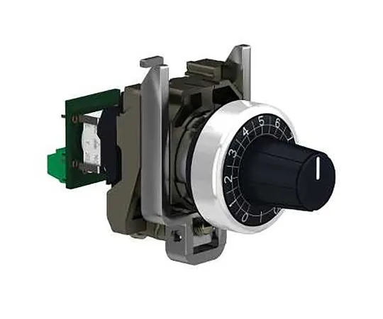 63-6988-24　Schneider Electric 1 Gang Rotary Cermet Potentiometer with a 6 mm Dia. Shaft, 470kΩ, ±10%, 0.26W, Linear XB4BD912R470K　XB4BD912R470K