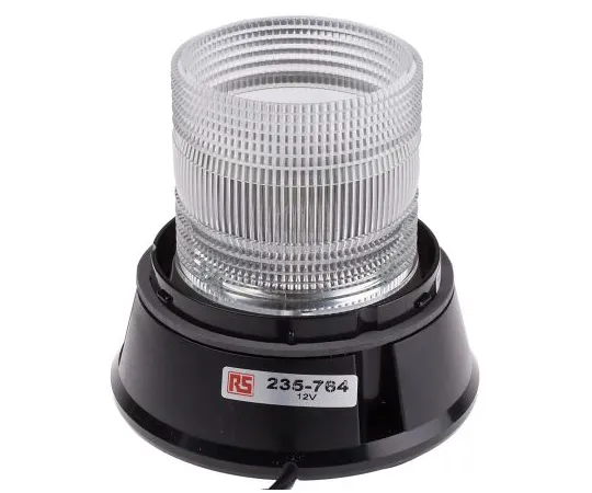 63-6600-48　RS PRO Incandescent Beacon, 12 V dc, Flashing, Surface Mount　235-764