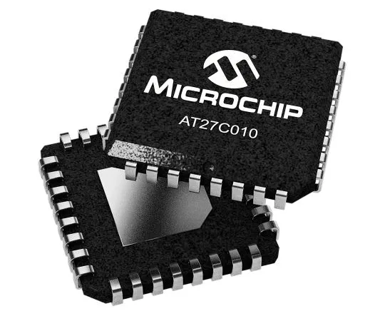 63-7013-44　Microchip Technology AT27C010-70JU, EPROM 1Mbit 128K x 8 bit 70ns 32-Pin PLCC　AT27C010-70JU