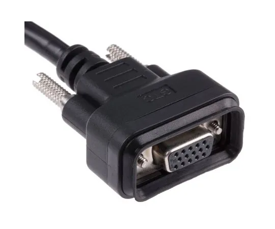 63-6829-49　RS PRO Serial Cable Assembly, 2m, Female D-Sub 15 Ways　122-3042