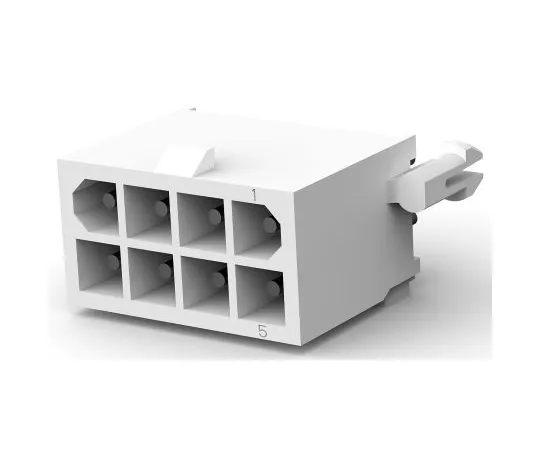 63-6678-29　Headers for connecting boards Maiten lock 8 poles 4.14 mm straight　1-794065-0