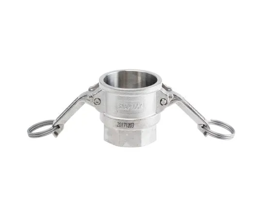 63-6616-63　Straight Male Hose Coupling 1-1/2in Part D Cam & Groove Coupler, 1-1/2 in G Female, Stainless Steel　307-257