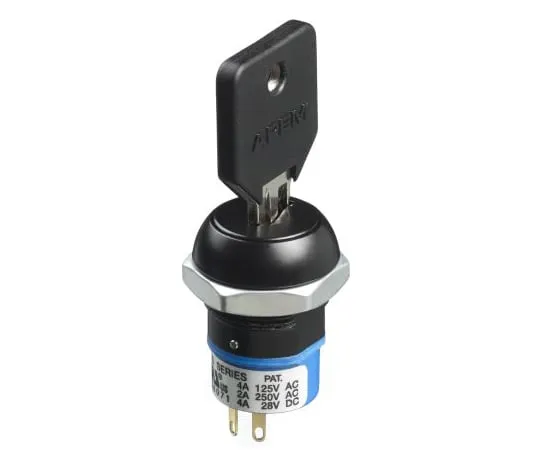 63-6991-41　Keylock Switch, Double Pole Double Throw (DPDT), 4 A 2-Way　LK6SGB126M3