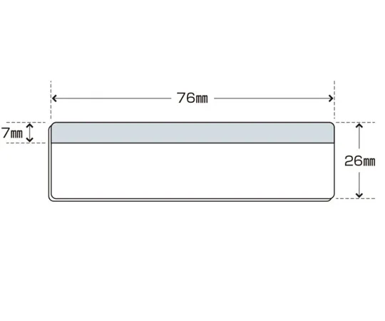 67-8065-56　Basic Frost White Water Edge Polished 76 x 7 F 100 Sheets　S2541-7F