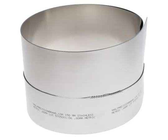 63-6692-07　Steel Shim, 1.25m x 150mm x 0.8mm　518-942