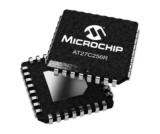 63-7013-59　Microchip Technology AT27C256R-45JU, EPROM 256kbit 32K x 8 bit 45ns 32-Pin PLCC　AT27C256R-45JU