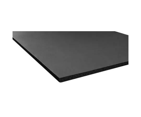 63-6670-95　Black Nitrile Rubber Tank Insulation, 2m x 500mm x 9mm　486-031