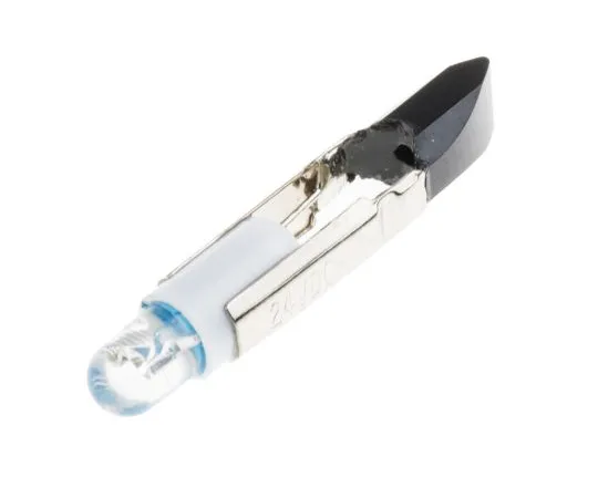 63-6581-71　LED Reflector Bulb, Telephone Slide, Blue, Single Chip, 5.5mm dia., 24V ac/dc　204-237