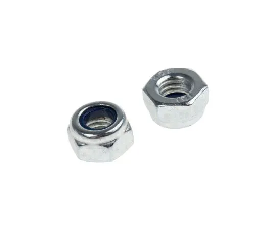 63-6833-24　RS PRO, M6, Zinc Plated Steel Nylon Insert Lock Nut　122-4372