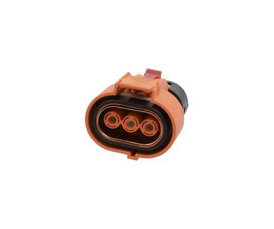 63-6942-57　Connectors for Electric Vehicless 1 Row 3 Pole 7.5 to 70 A 800 V ac Female Orange　ELP3A04C10-737486-3AS4