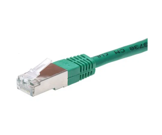 63-6637-49　RS PRO Green Cat6 Cable, S/FTP, Male RJ45/Male RJ45, Terminated, 5m　411-485