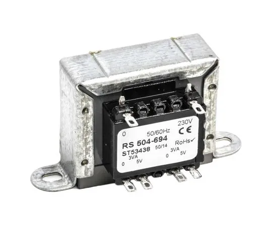 63-6680-71　RS PRO 6VA 2 Output Chassis Mounting Transformer, 5V ac　504-694