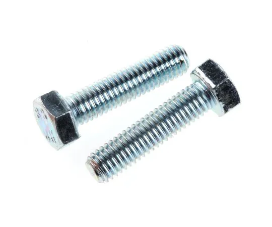 63-6695-13　Zinc plated & clear Passivated Steel Hex M5 x 20mm Set Screw　525-846