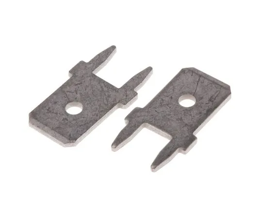 63-6978-12　RS PRO, Vertical Mount Angle PCB Tab Terminal, 6.35 x 0.8mm Tin Plated　125-2006