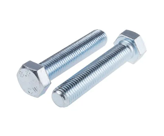 63-6610-13　Clear Passivated, Zinc Steel Hex M20 x 100mm Set Screw　276-370