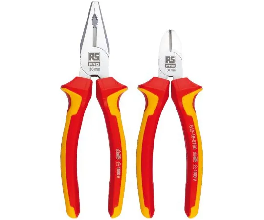 63-6979-17　RS Pro 2 Piece Steel Insulated Plier Set　125-3094
