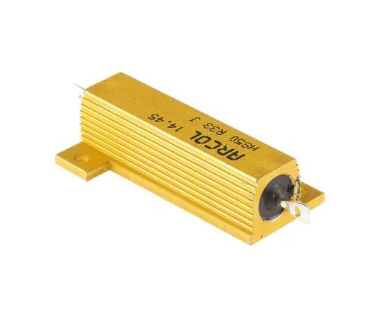 63-7349-53　Arcol HS50 Series Aluminium Ho***d Axial Wire Wound Panel Mount Resistor, 330mΩ ±5% 50W　HS50 R33 J