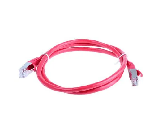 63-6703-28　RS PRO Red PVC Cat5e Cable F/UTP, 1m Male RJ45/Male RJ45 Terminated　556-736