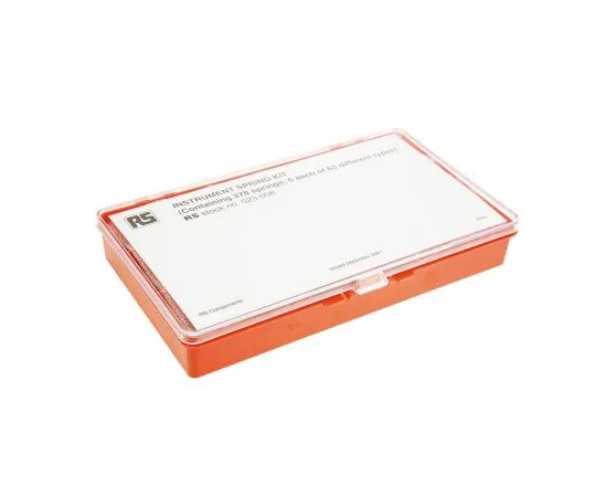 63-6694-35　RS PRO Zinc Plated Steel Compression, Extension, Torsion Spring Kit, 378 Springs　523-008
