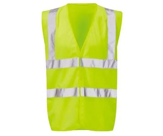 63-6891-87　RS PRO Yellow Hi Vis Vest, L　123-4318