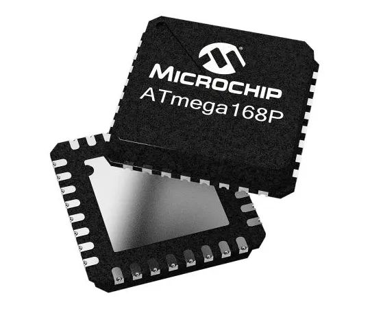 63-7015-36　Microchip Technology ATMEGA168V-10AU, 8bit AVR Microcontroller, 10MHz, 16 kB Flash, 32-Pin TQFP　ATMEGA168V-10AU