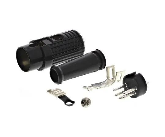 63-6674-43　RS PRO 5 Pole Din Plug, 1A, 100 V ac, Push Lock　491-037