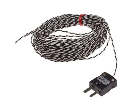 63-6902-46　RS PRO Type J Thermocouple 10m Length, 1/0.2mm Diameter → +260°C　123-6310