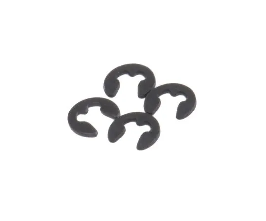 63-6614-34　Steel E Type Circlip, 1.7mm Shaft Diameter, 1.2mm Groove Diameter　289-433