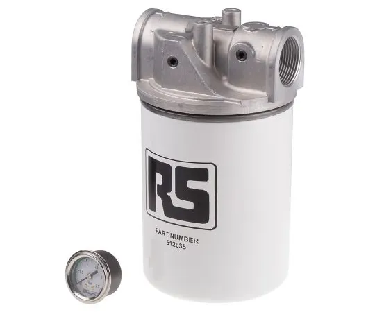 63-6687-91　RS PRO Hydraulic Spin-On Filter Can, 10μm, 95L/min 1-1/4 in　512-578