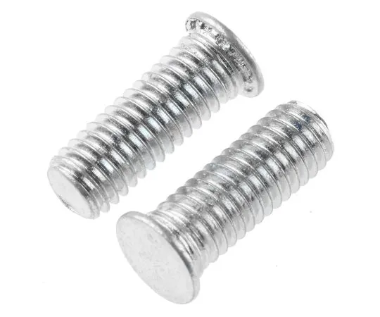 63-6733-36　RS PRO Steel Zinc plated & clear Passivated Self Clinching Stud, M5, length-14mm　827-401