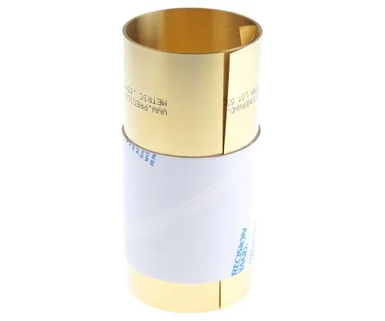 63-6692-16　Brass Shim, 2.5m x 150mm x 0.15mm　519-084