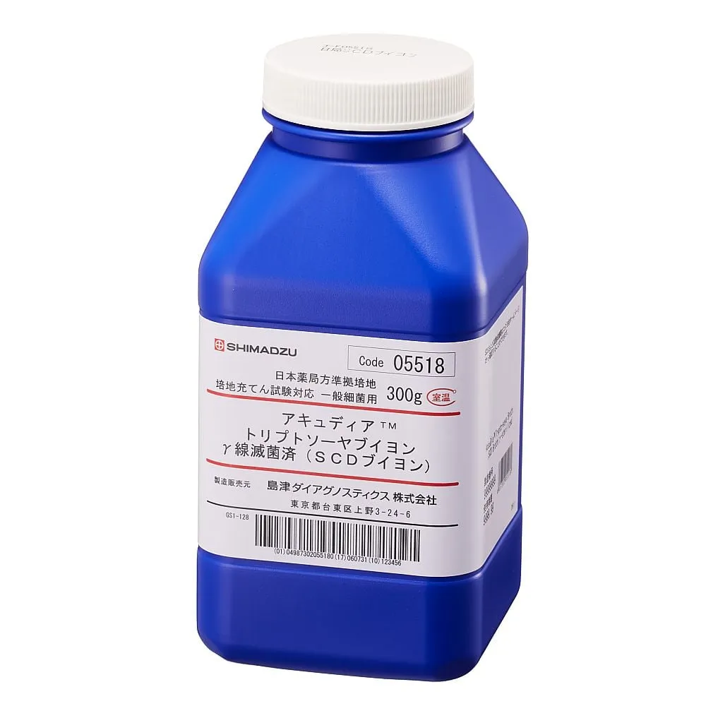 63-5753-51　AcudiaTM  Trypto Sawyer Broth, γ-ray Sterilized (SCD Broth) 300 g　05518