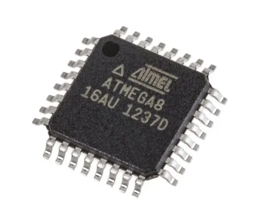 63-7022-47　Microchip ATMEGA8-16AU, 8bit AVR Microcontroller, 16MHz, 8 kB Flash, 32-Pin TQFP　ATMEGA8-16AU