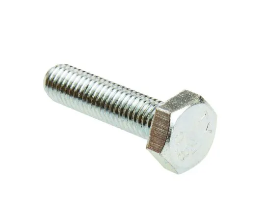 63-6695-70　Clear Passivated, Zinc Steel Hex M10 x 40mm Set Screw　527-599