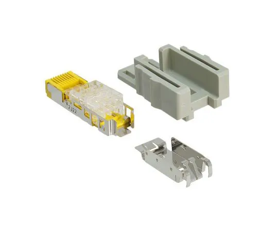 63-6974-96　Male RJ45 Modular Cat6 Plug, 8 Way, 1 Row　9454001560
