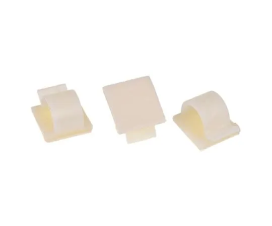 63-6634-55　RS PRO Cable Clip Natural Self Adhesive Nylon Cable Clip, 13.51mm Max. Bundle　404-437