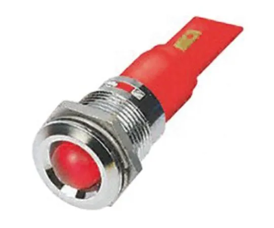 63-6584-64　RS PRO Red Indicator, 110 V ac, 22mm Mounting Hole Size, Solder Tab Termination　208-043