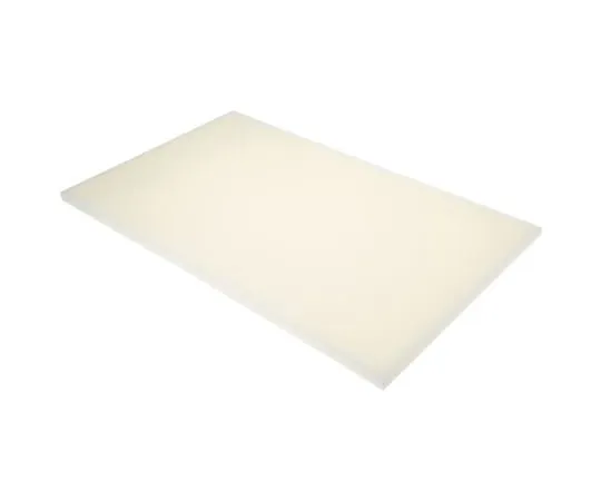 63-6715-86　Natural Plastic Sheet, 500mm x 300mm x 12mm　680-296