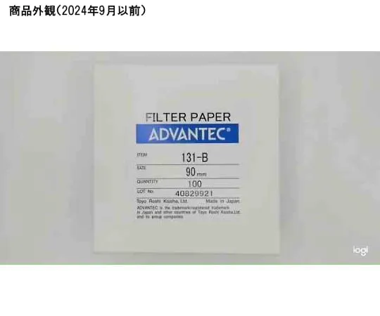 64-1204-08　Black Filter Paper No. 131-B φ 90mm 100pcs/pack　49035090