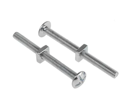 63-6611-23　Bright Zinc Plated Steel Roofing Bolt, M6 x 70mm　277-676