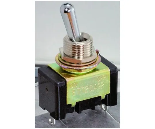 63-6594-40　Toggle Switch On-On SPDT Panel Mount 10 A @ 250 V ac, 15 A @ 125 V ac　ET115D12-Z