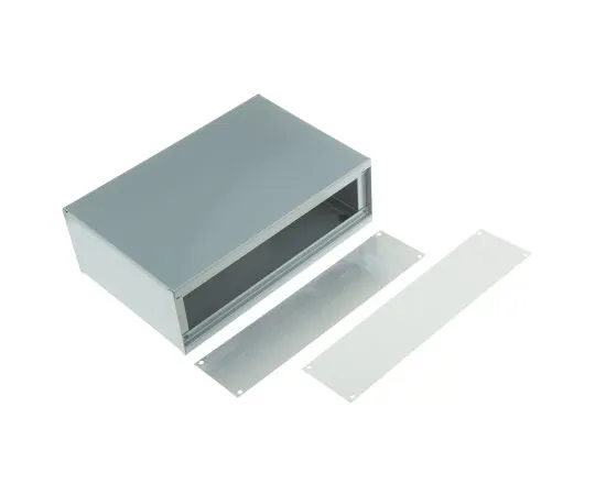 63-6599-08　RS PRO Grey Cold Rolled Steel Instrument Case, 300 x 200 x 100mm　232-276