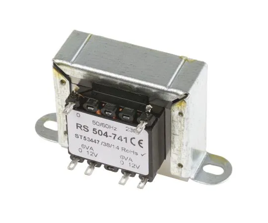 63-6680-79　RS PRO 12VA 2 Output Chassis Mounting Transformer, 12V ac　504-741