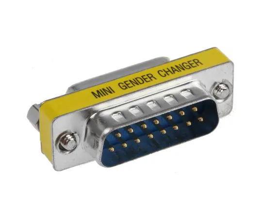 63-6733-88　RS PRO D Sub Adapter Male 15 Way D-Sub to Female 15 Way D-Sub　828-268