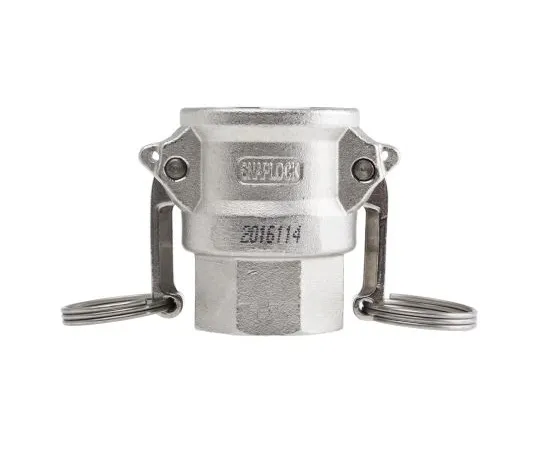 63-6616-62　Straight Male Hose Coupling 1in Part D Cam & Groove Coupler, 1 in G Female, Stainless Steel　307-241