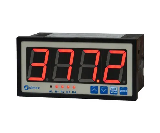 63-6971-92　Simex SRP-147 24VDC , LED Process Meter for Current, Voltage, 67mm x 137mm　SRP-147 24VDC