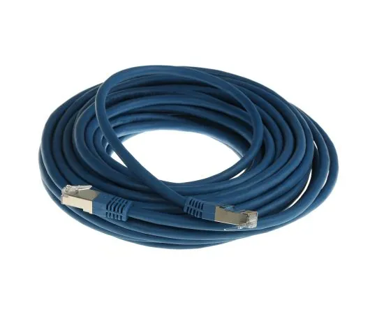 63-6637-46　RS PRO Blue Cat6 Cable, S/FTP, Male RJ45/Male RJ45, Terminated, 10m　411-306