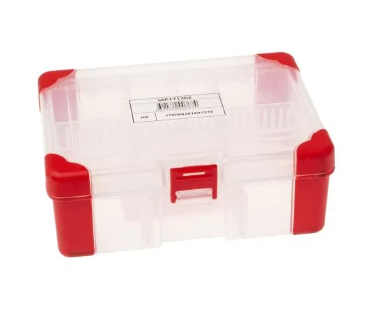 63-6951-11　RS PRO Transparent Polypropylene No Compartment Box, 60mm x 170mm x 130mm　124-6591